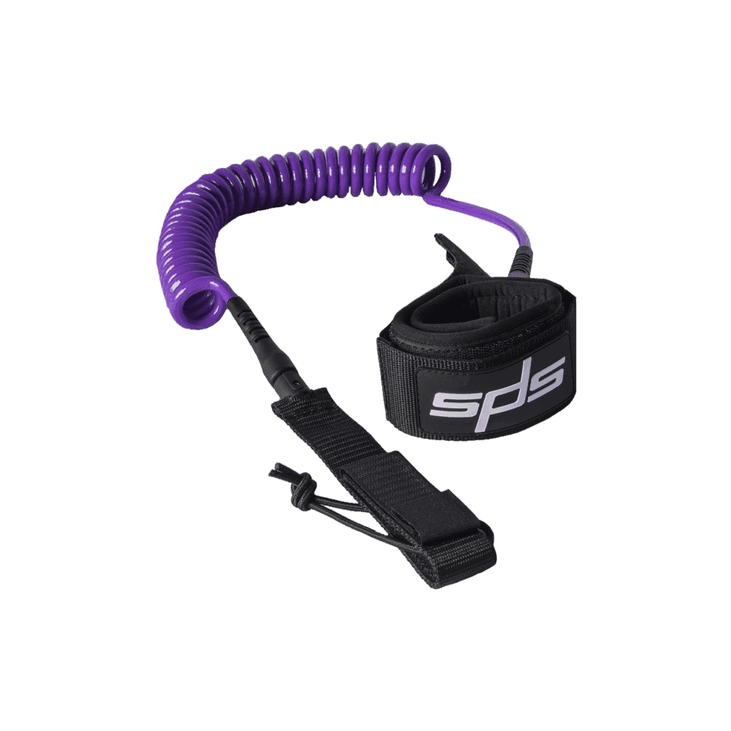 LEASH RACE Lila de 9’ para tus sesiones de olas resistente y duradero .