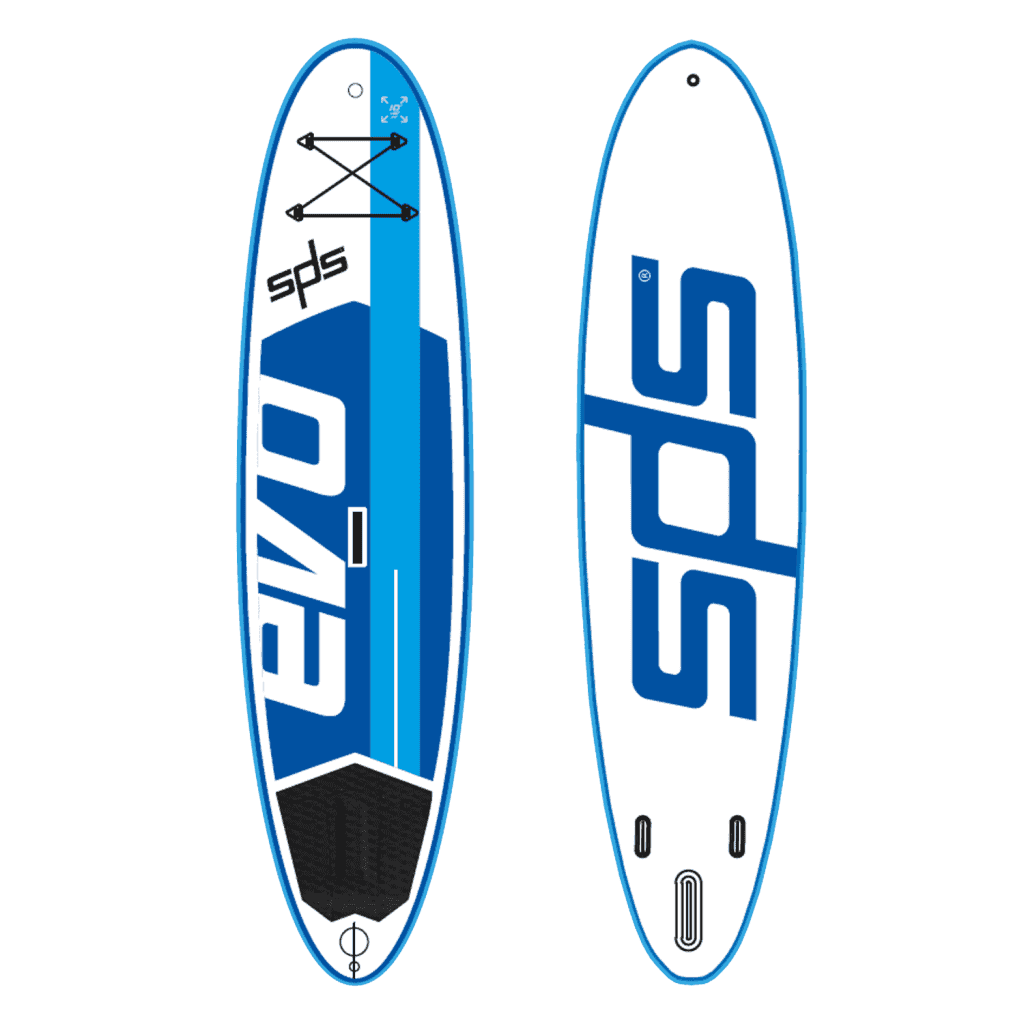 Evo 10’x30”x4” Azul es un sup ligero y divertido