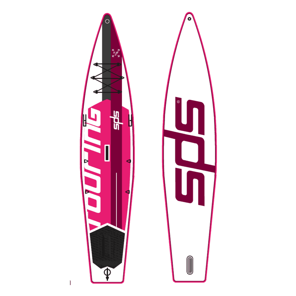 TOURING 11’6×31”x6” Rosa è il sup gonfiabile per remare molti chilometri