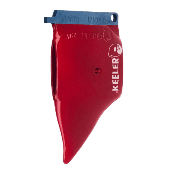Aleta de Paddle Surf 3D Keeler Colour TRITON ROJO