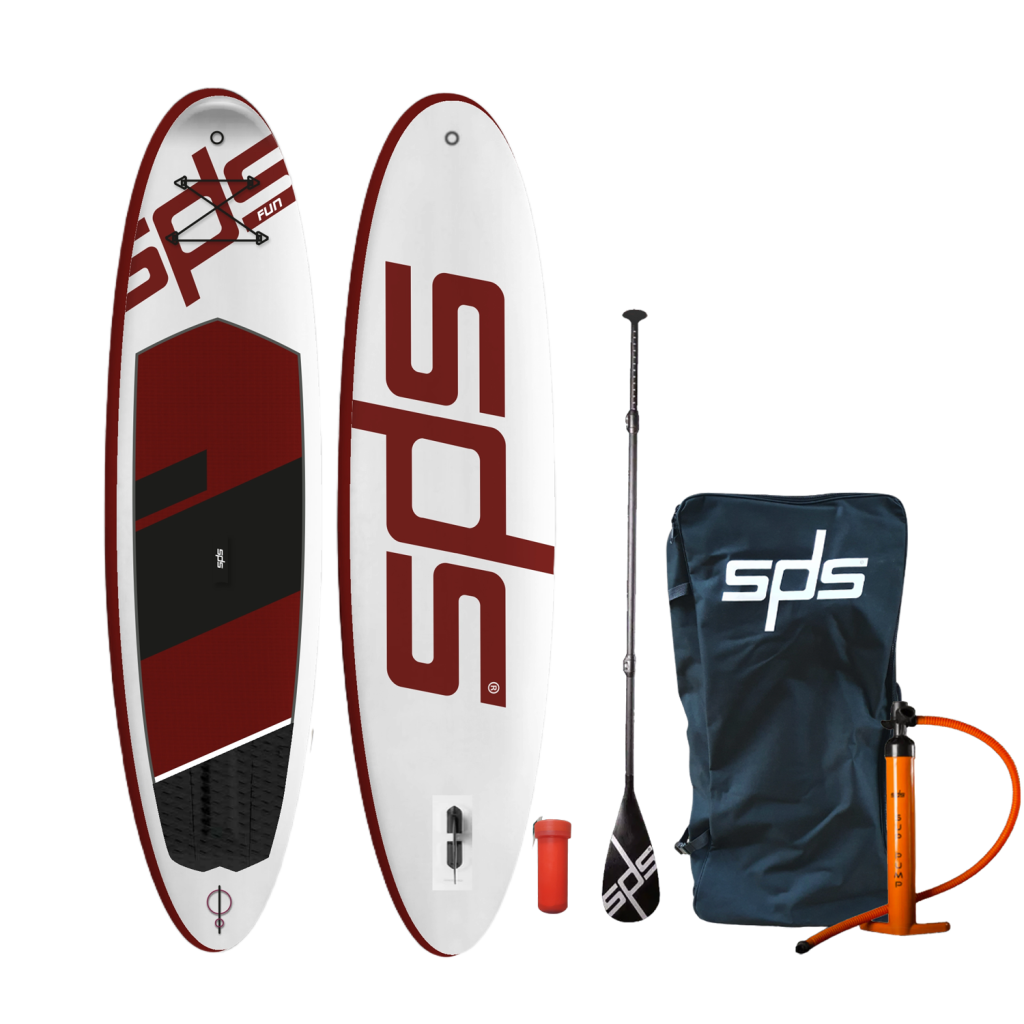 tabla depaddle surf FUN_RED_black de sps surf