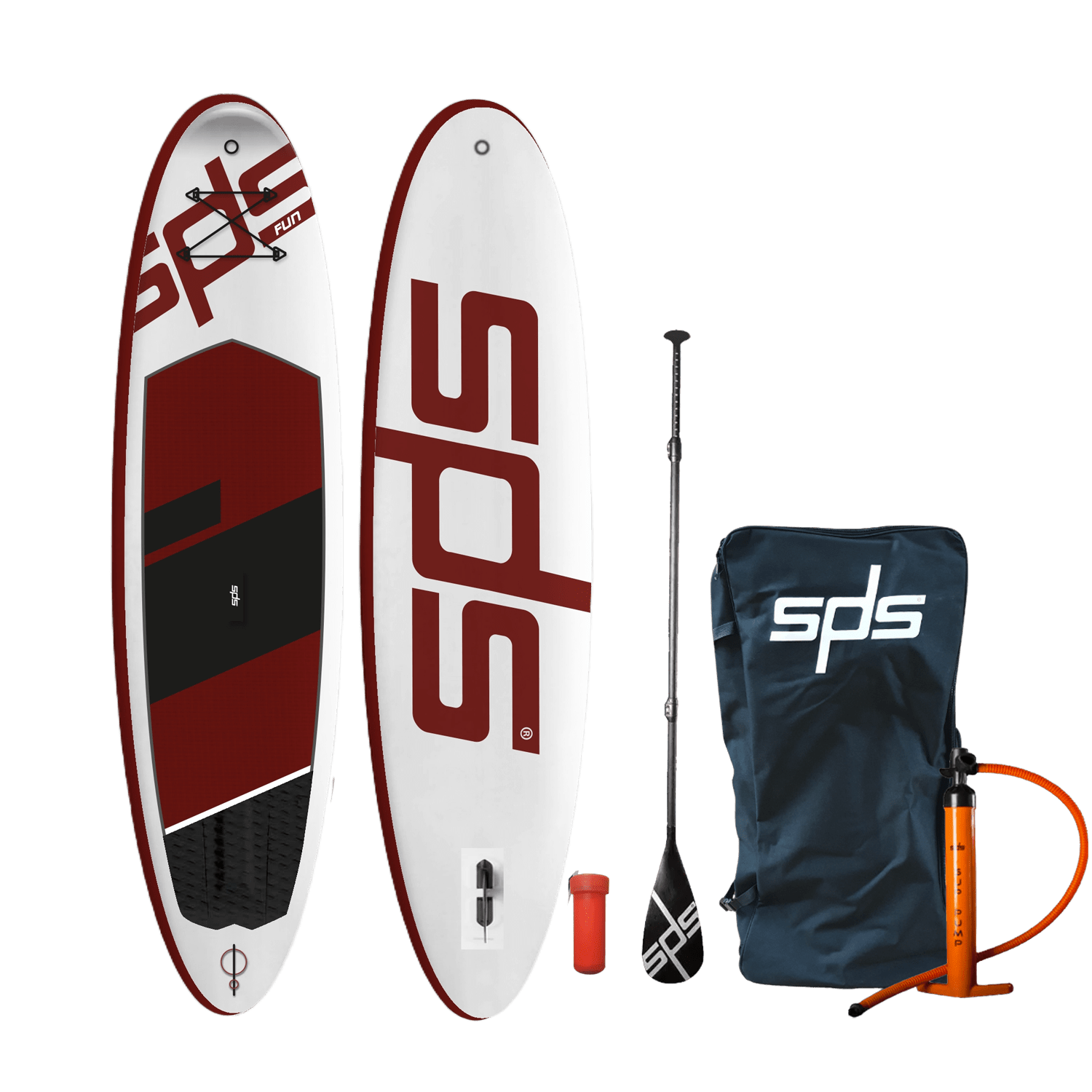 tabla depaddle surf FUN_RED_black de sps surf